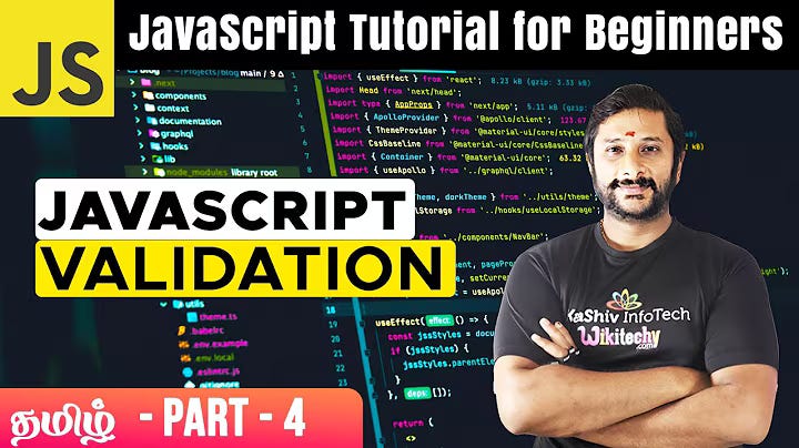 What is JavaScript Form Validation | by sai selvam | Medium