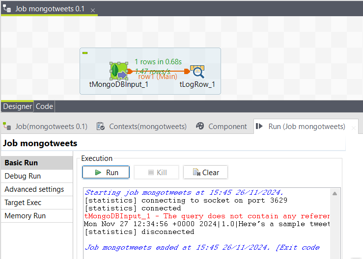 Talend Studio: Processing JSON data from MongoDb server | by Mohamad ...