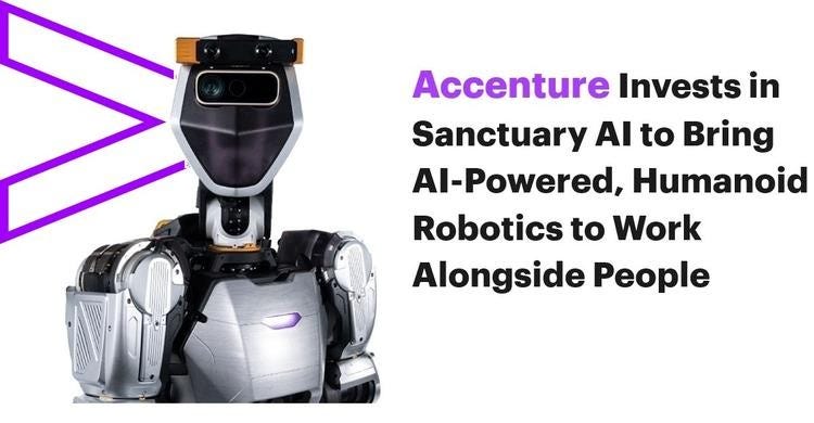 Accenture Invests in Sanctuary AI for AI-Powered H