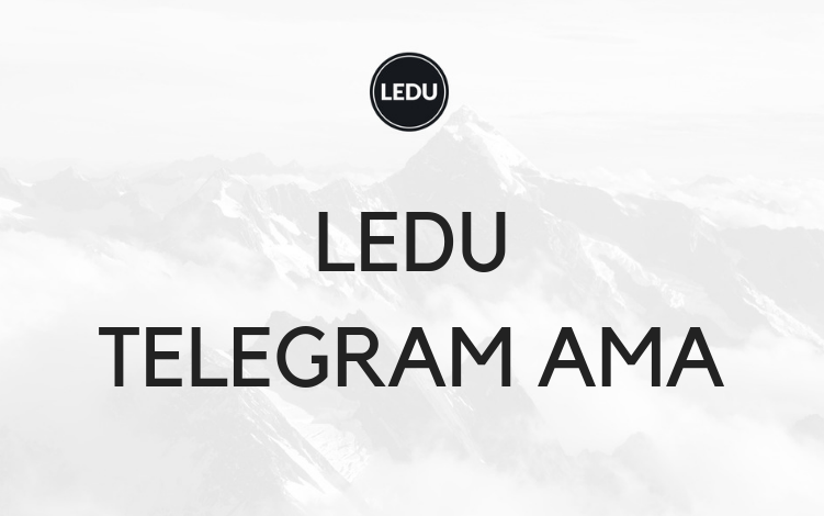LEDU Telegram AMA. Our monthly LEDU AMAs will now be held… | by ...