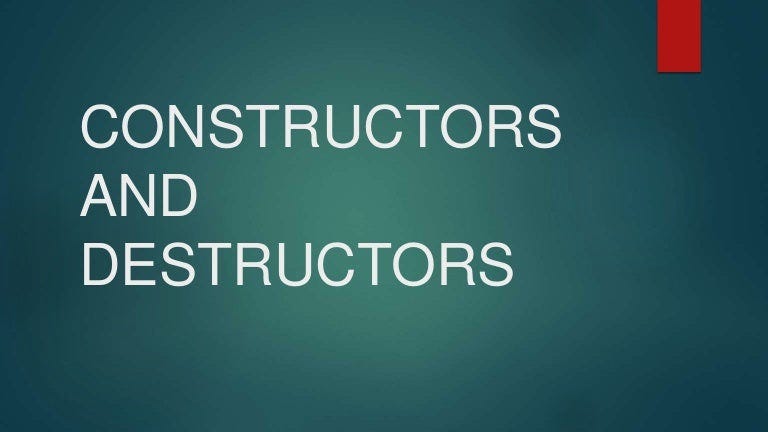 Understanding Constructors and Destructors in C# and C++ | by Effiong ...