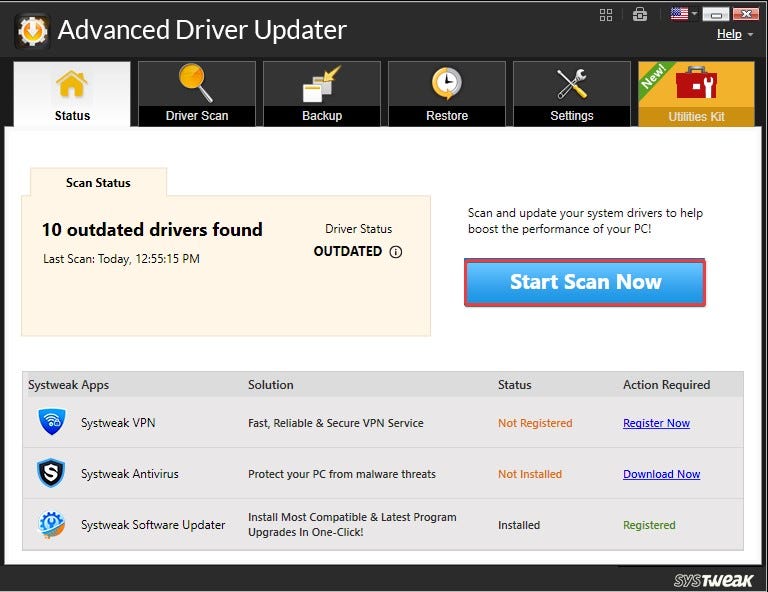 Advanced Driver Updater Easiest Way to Keep Your Drivers Up to Date