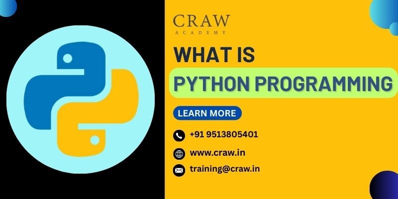 What is Python Programming?. Python programming is a high-level… | by ...