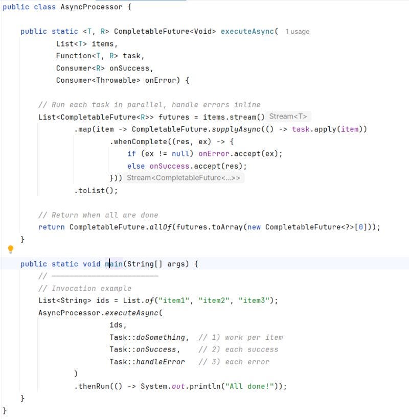 Asynchronous + Functional in Java: The Clever Middle Ground | by Aaron ...