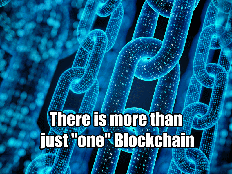 There is more than just “one” Blockchain by BigDataGuys https//www