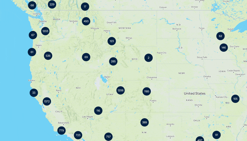 How we create an Interactive Maps showcasing over a millions of items ...