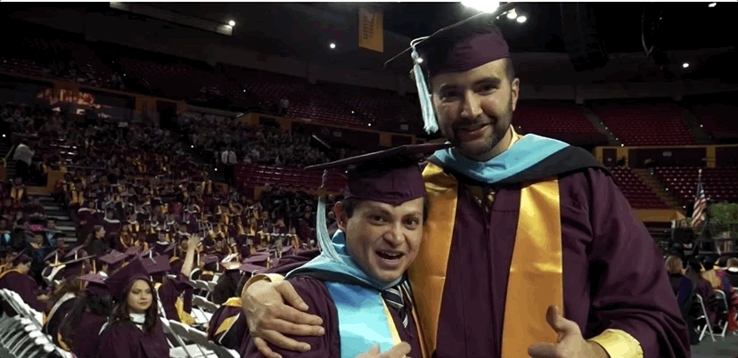 How to wear your graduate cap and gown for commencement | by Arizona State  University | Medium