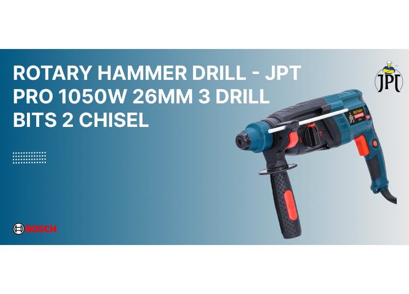 Bosh Rotary Hammer Drill machine — JPT TOOLS by JPT Tools Medium