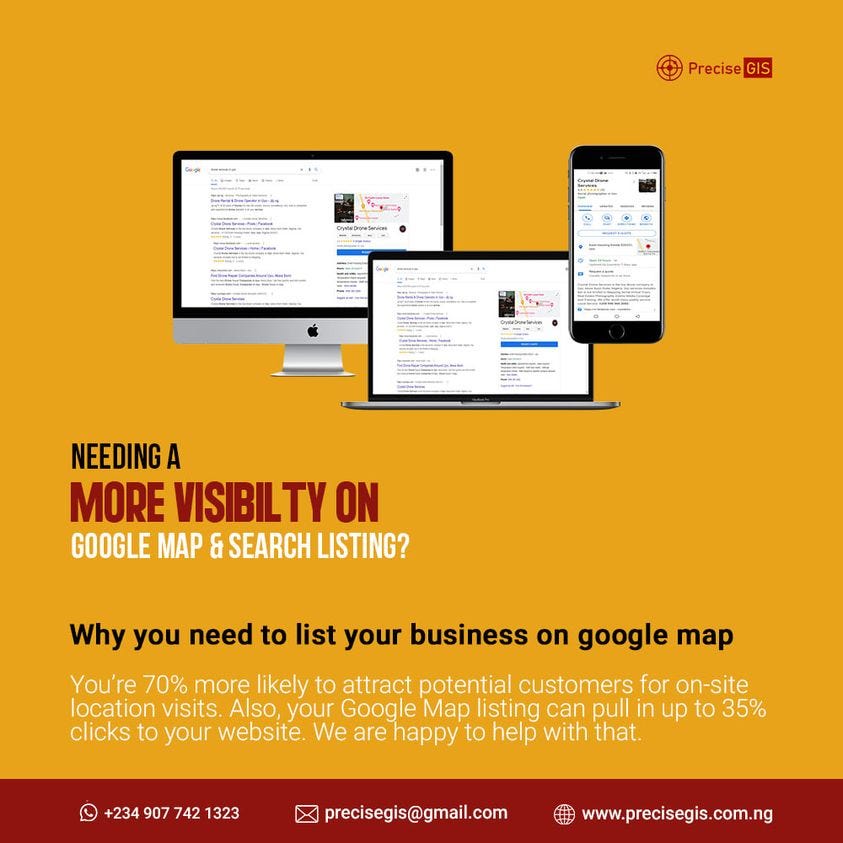Why you need to list your business on Google Map | by precisegis | Medium