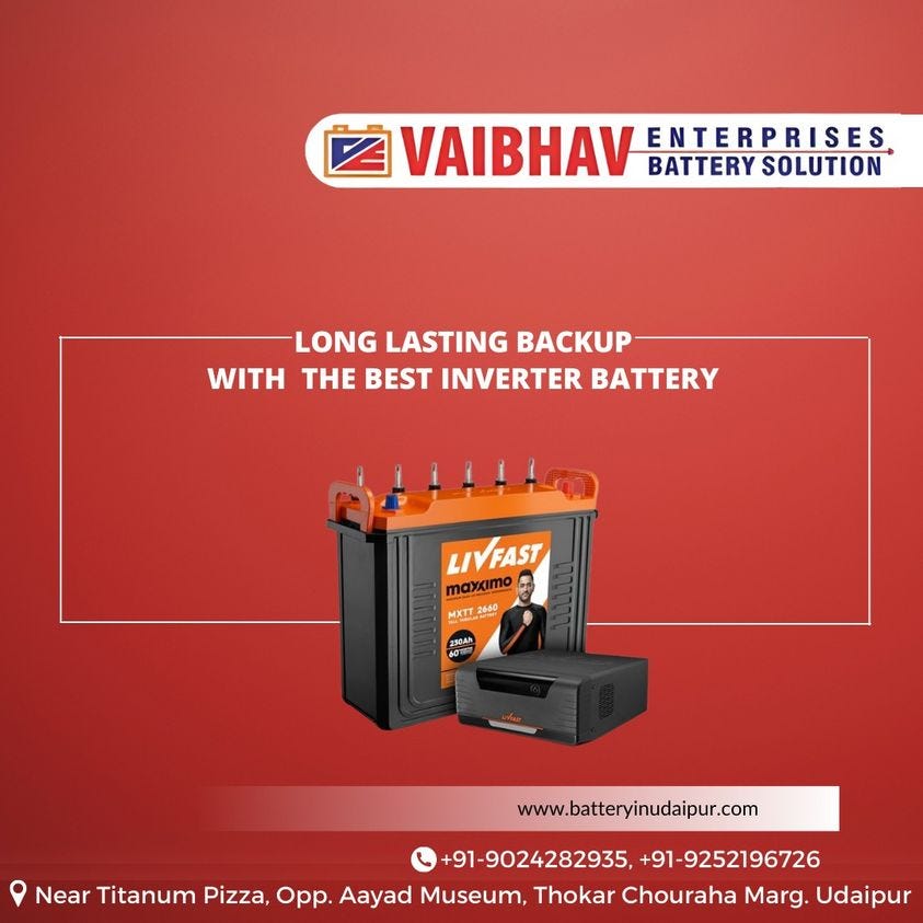 LONG LASTING BACKUP WITH THE BEST INVERTER BATTERY by