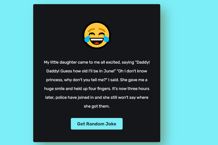 JOKE GENERATOR USING HTML,CSS and Javscript? | by Amandevani | Medium