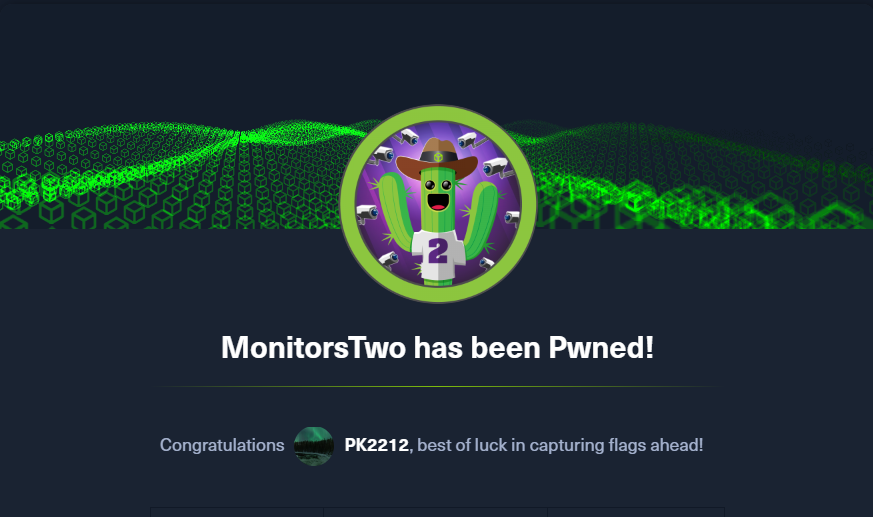 HTB: MonitorsTwo Walkthrough. Welcome to this WriteUp of the