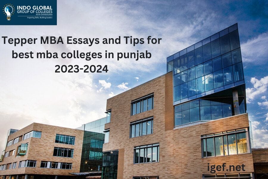Tepper MBA Essays and Tips for best mba colleges in punjab 20232024