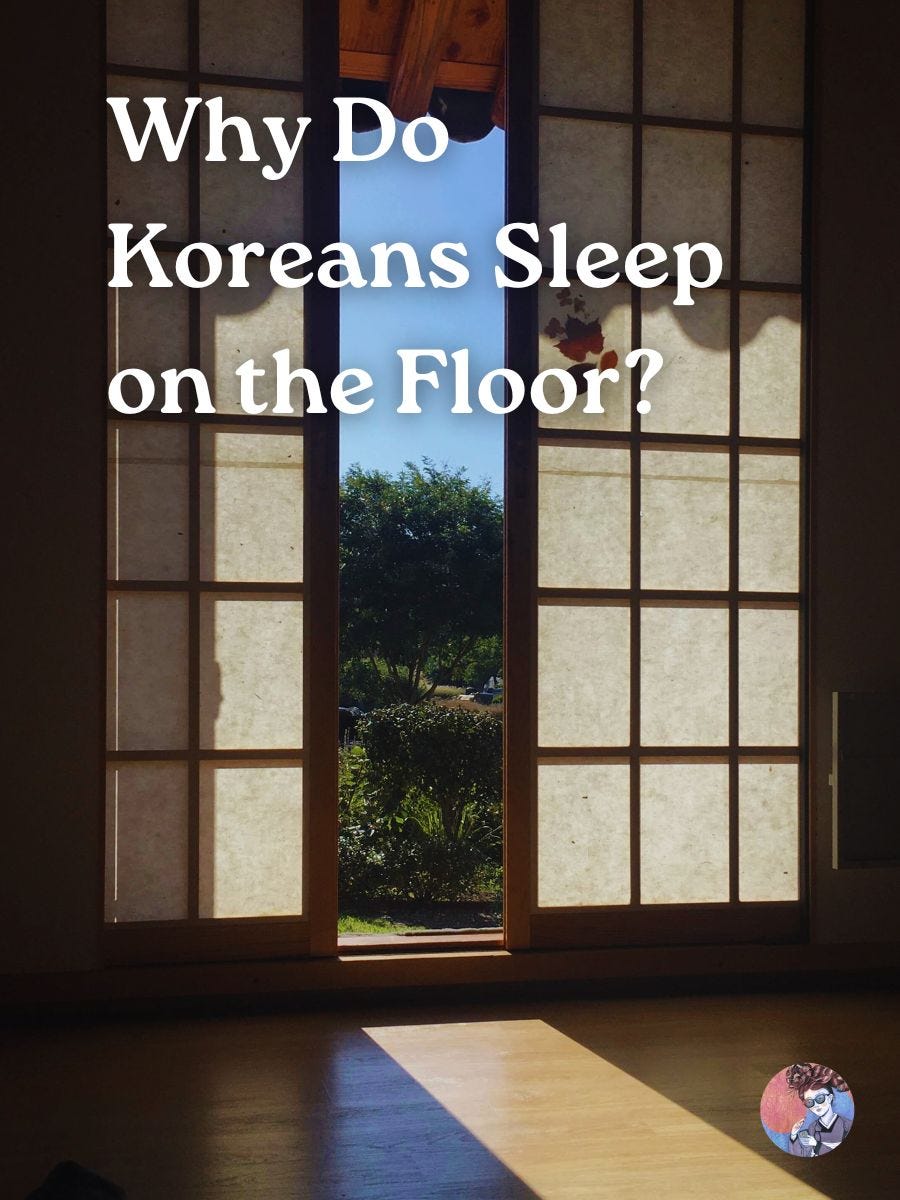 Why Do Koreans Sleep on the Floor? by Minjung Sep, 2024 Medium