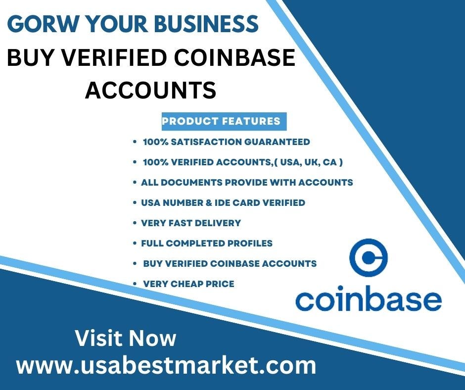 Buy Verified Coinbase Account. We offer high-quality, secure and… | by