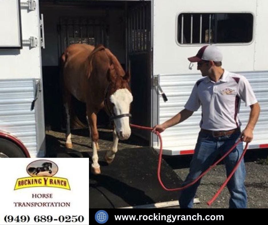 Horse Shipping Throughout California Rocking Y Ranch by