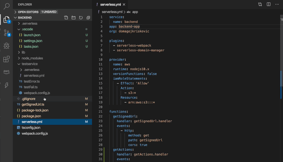 Cloudwatch Logs and Lambda Overview in VS Code by Dom Kriskovic Medium