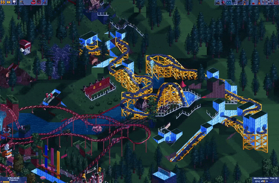 My RollerCoaster Tycoon 2 Park : r/gaming