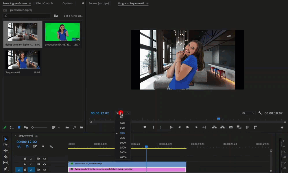 How to remove the green screen in Premiere Pro Medium Medium