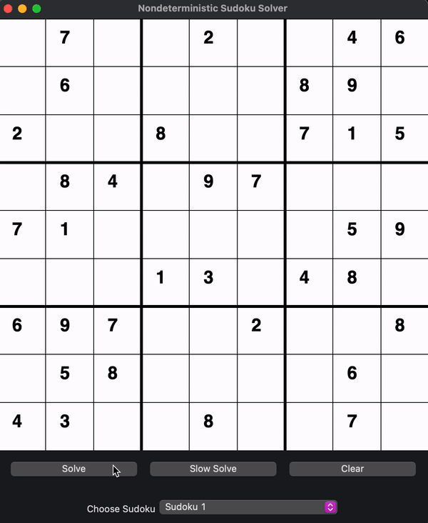 Sudoku solver