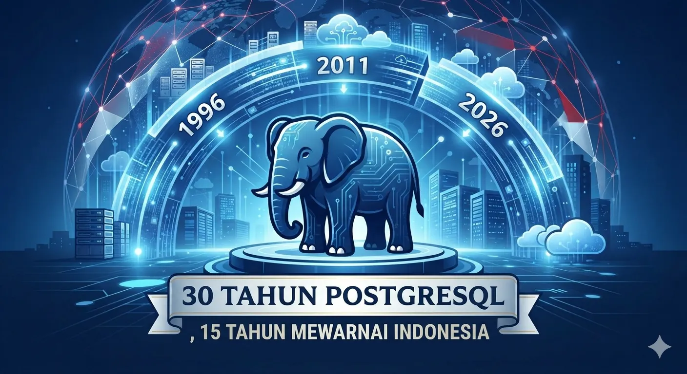 30 tahun PostgreSQL, 15 tahun mewarnai Indonesia