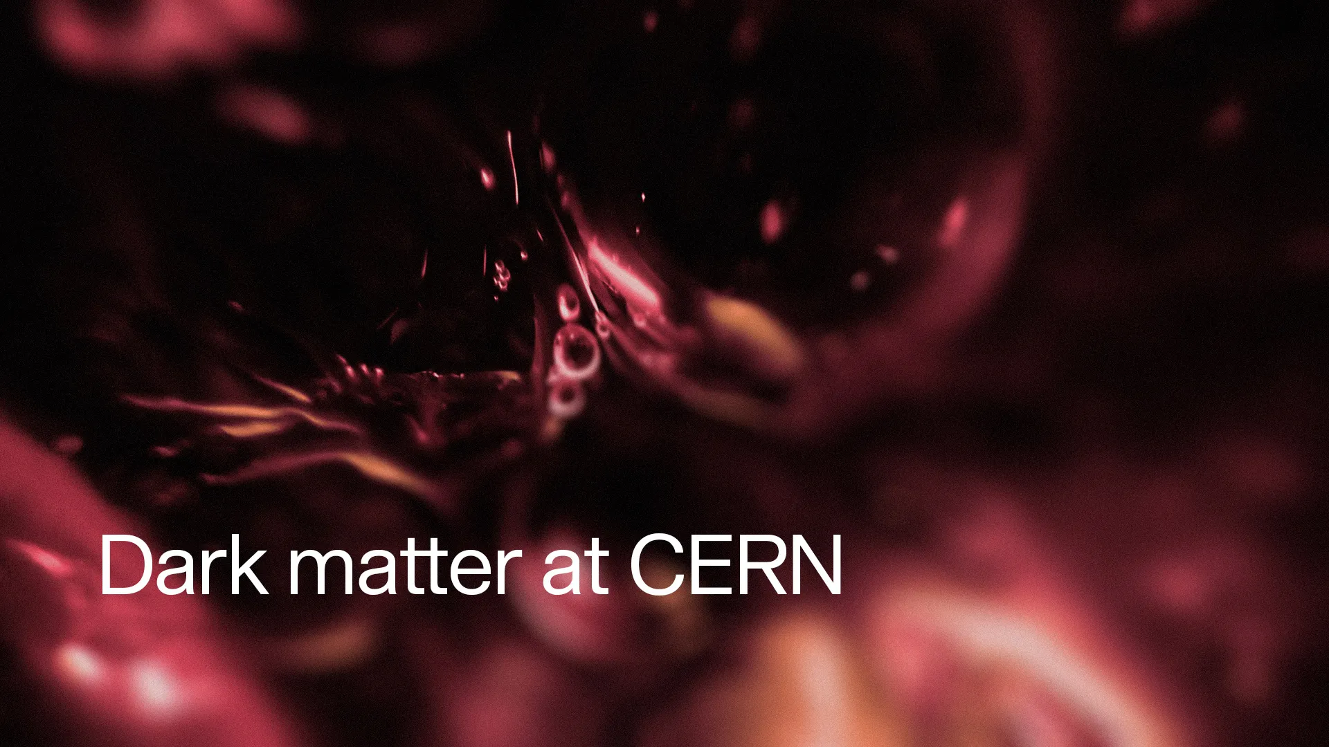 Dark Matter at CERN