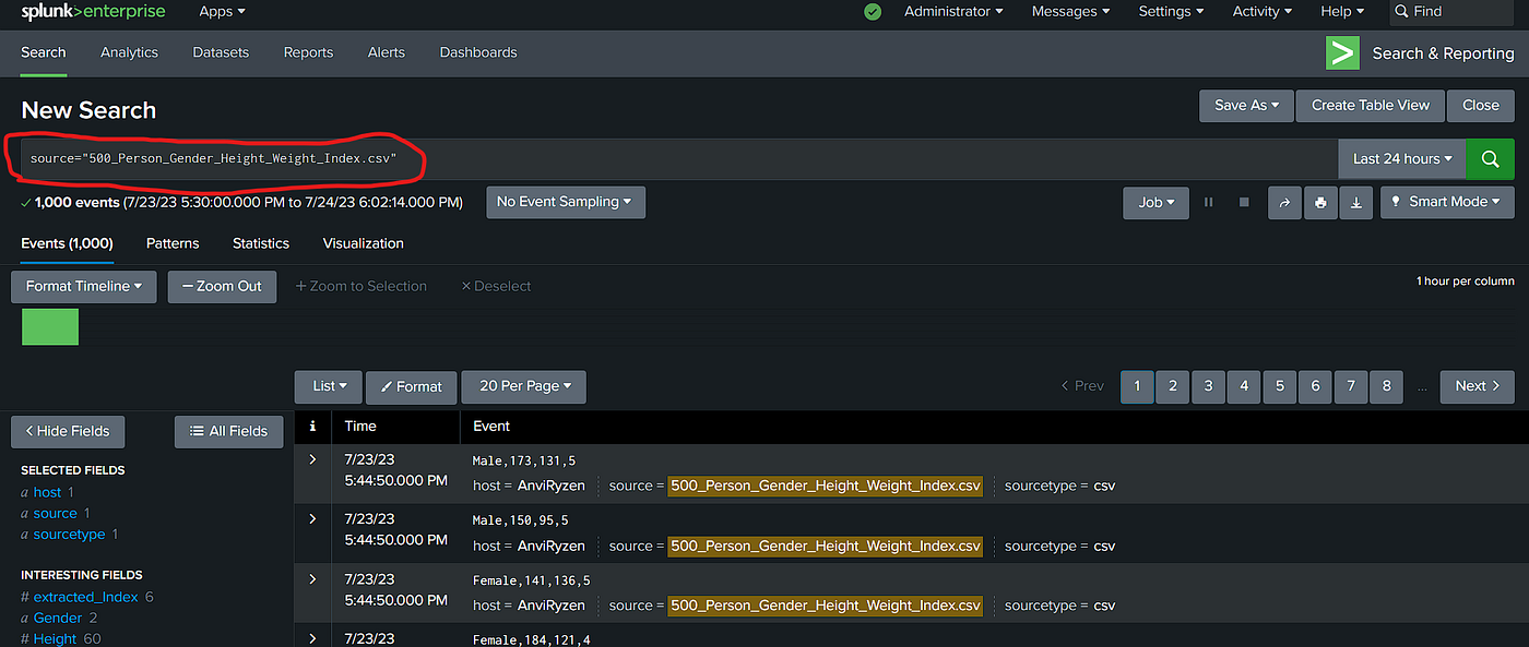 Splunk Search Interface. Splunk has its own Query language… | by Anvesh |  SilentTech | Medium