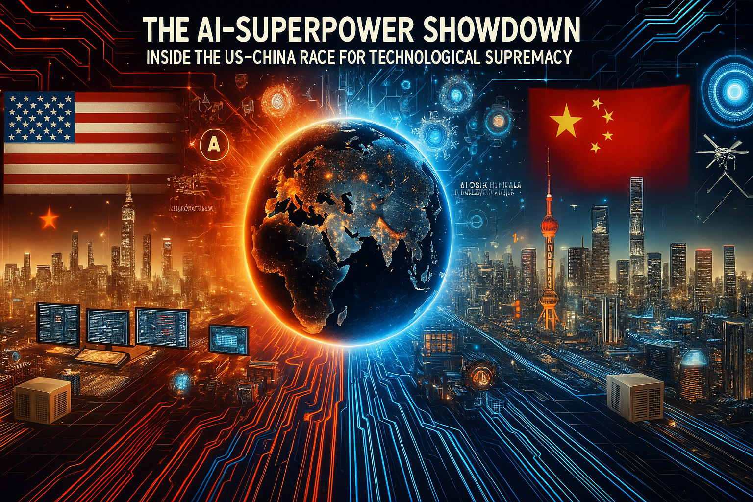 China AI race global competition between China and US in artificial intelligence