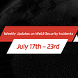 SlowMist Weekly Security Report