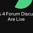HIP 3 & 4 Forum Discussions Are Live