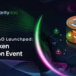 SingularityDAO Launchpad: Cogito Token Generation Event
