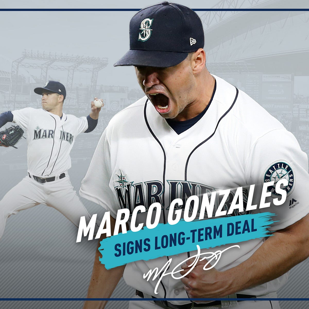 Mariners Sign Marco Gonzales To 4-Year Contract Extension, by Mariners PR