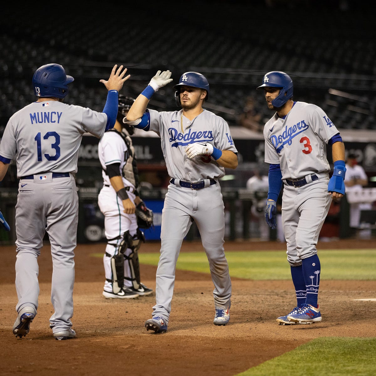 Dodgers NLDS roster Gavin Lux Dylan Floro in Edwin Rios
