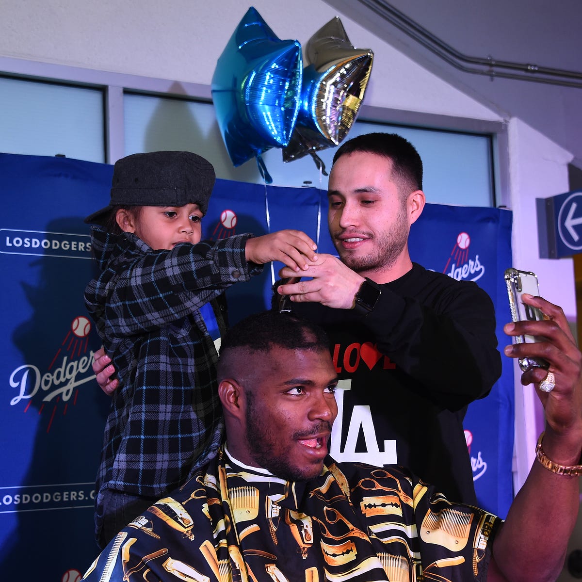 Watch: Puig shaves head to raise awareness for childhood cancer