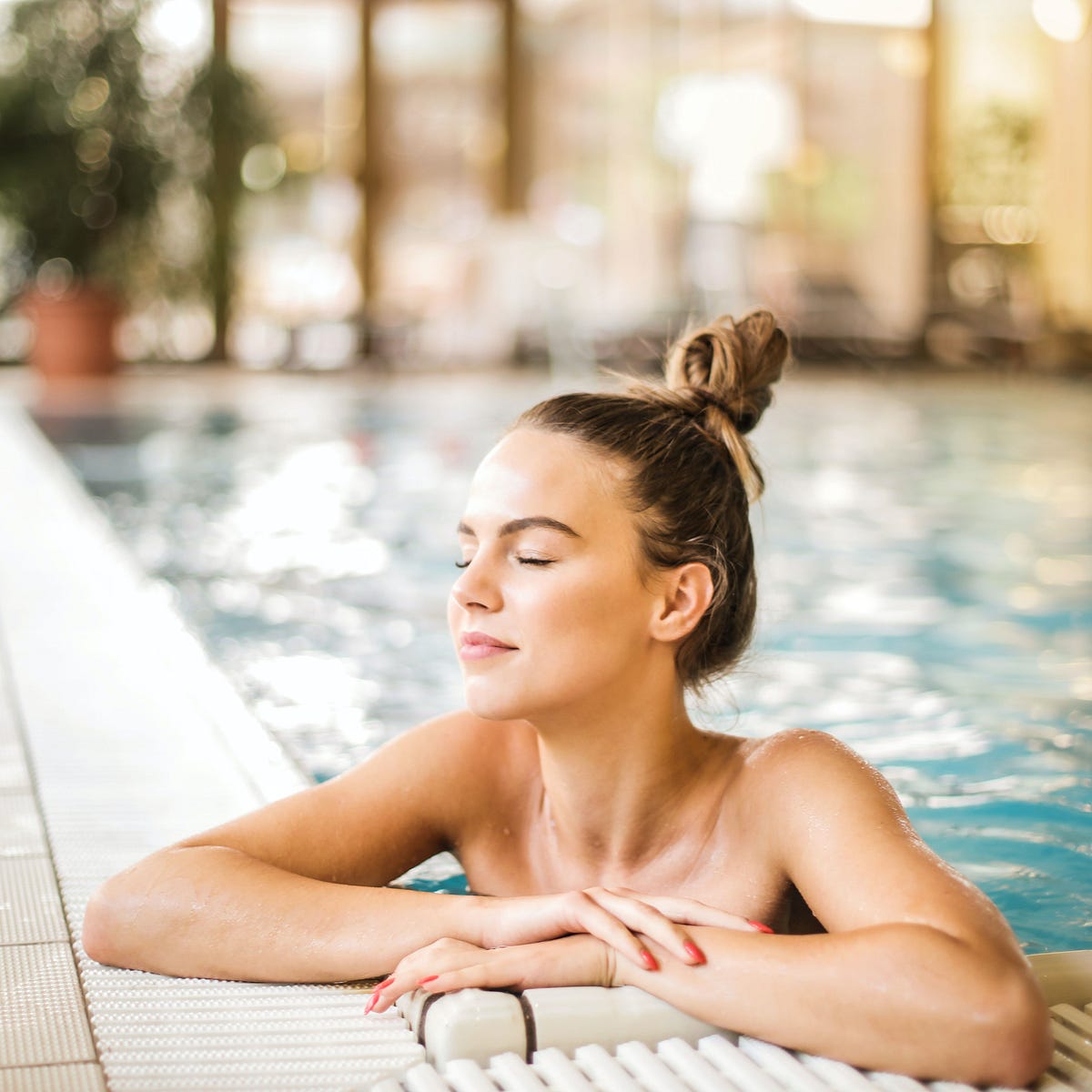 Naked in the Hotel Pool. Erotic fiction: Nudist friends can't… | by Naked  Dreams | Bare Skin Cafe | Medium