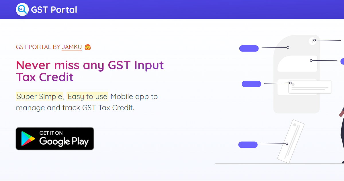 Mobile App to track GST Input Tax Credit Medium