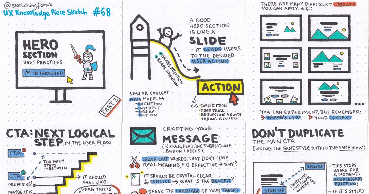 Hero section best practices & inspiration (Part 2) | by Krisztina ...