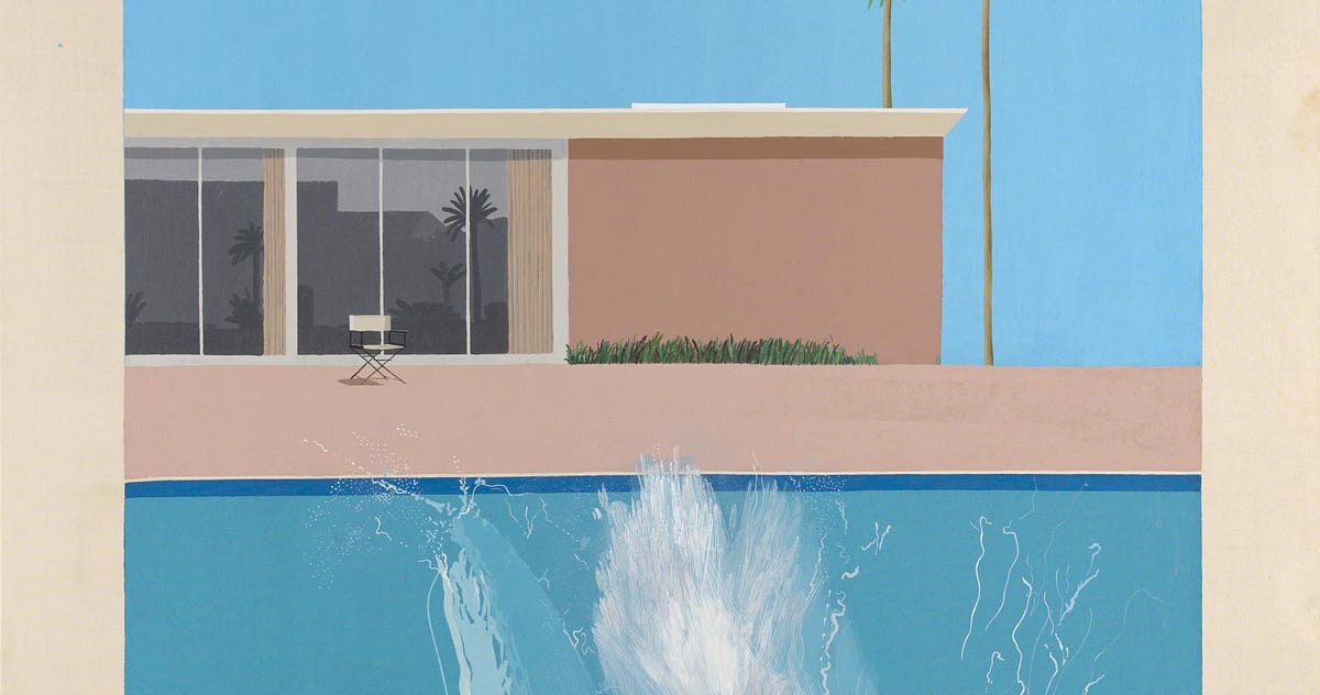 David Hockney: Making a Splash with the Bigger Picture | by Kim