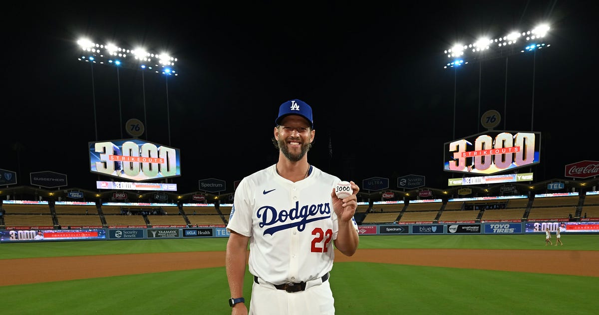 Clayton Kershaw becomes Mr. 3,000 | by Cary Osborne | Dodger Insider