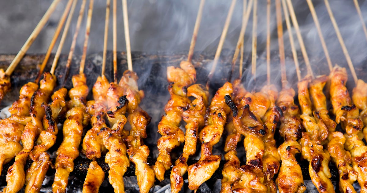 Simply Satay. The Indonesian classic is more than… by Jason Wilson Heated