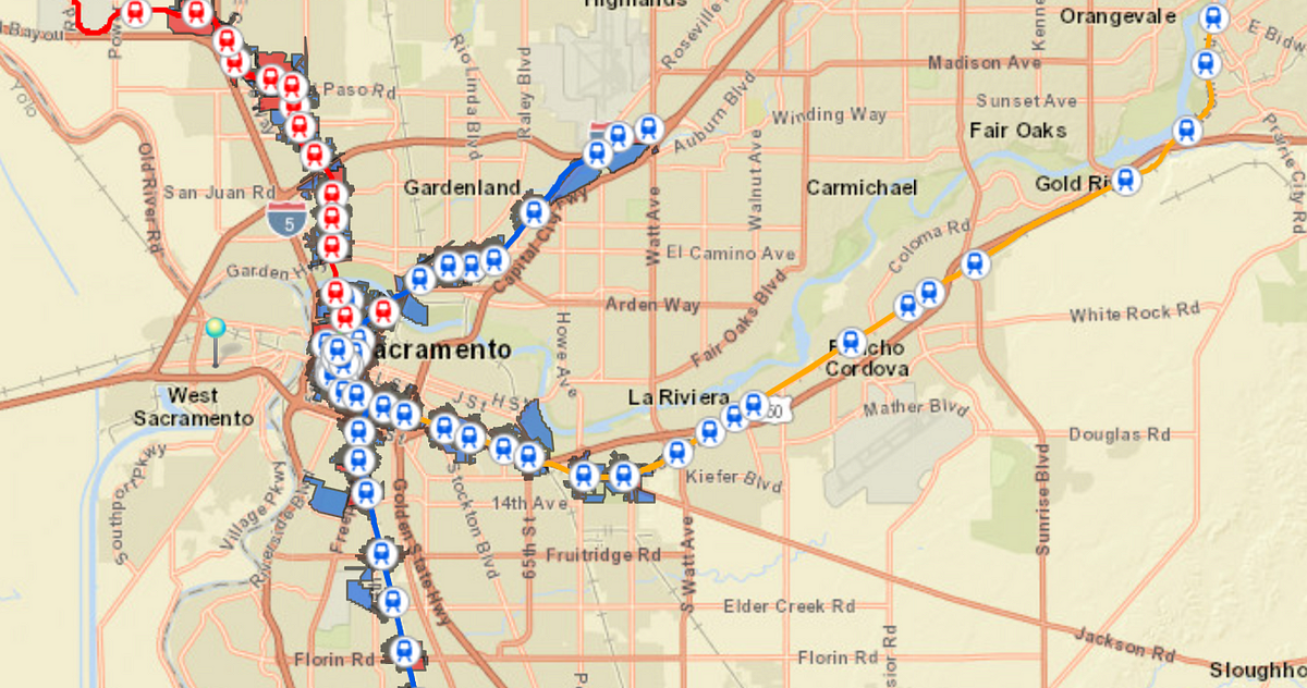 Sacramento Light Rail Extension to the Airport by Austin Grove