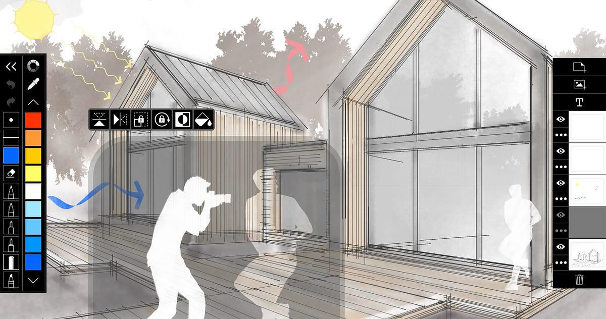 New Sustainability, People Entourage, and Scale Figure Stencils in