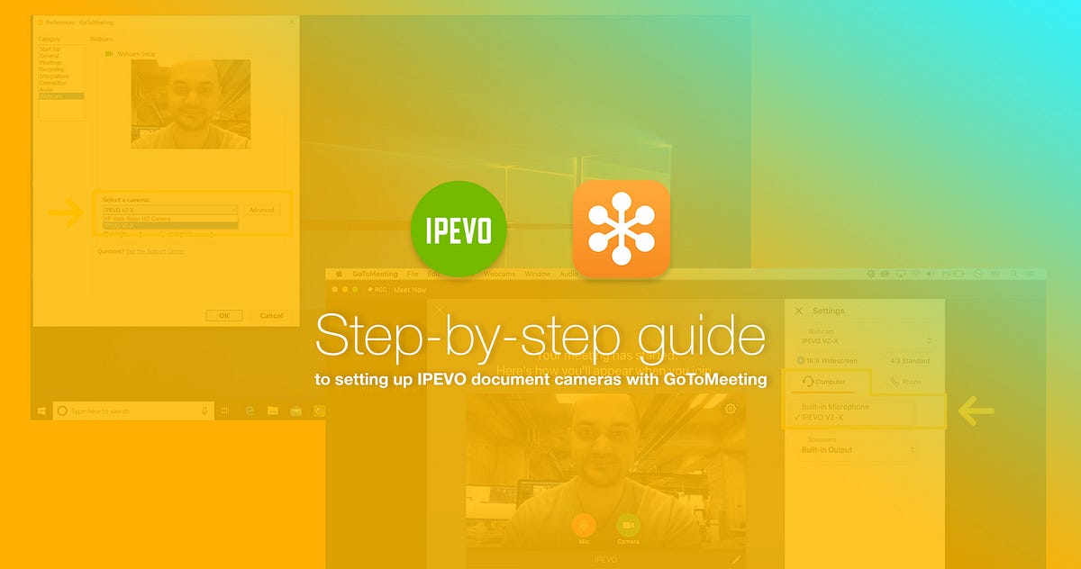 Setting up IPEVO document camera with GoToMeeting On IPEVO