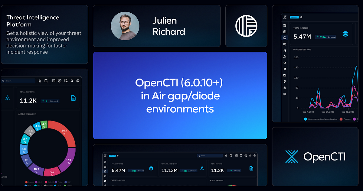OpenCTI (6.0.10+) in Air gap/diode environments