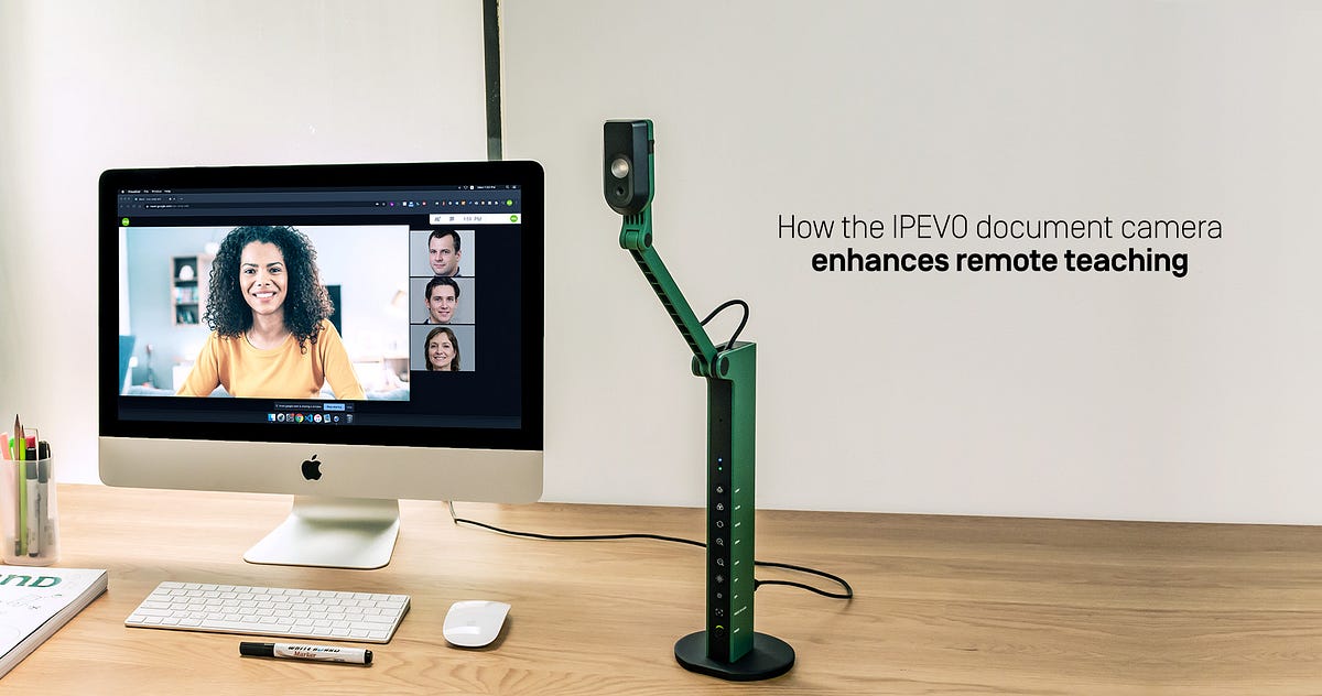 IPEVO document camera enhances remote teaching On IPEVO