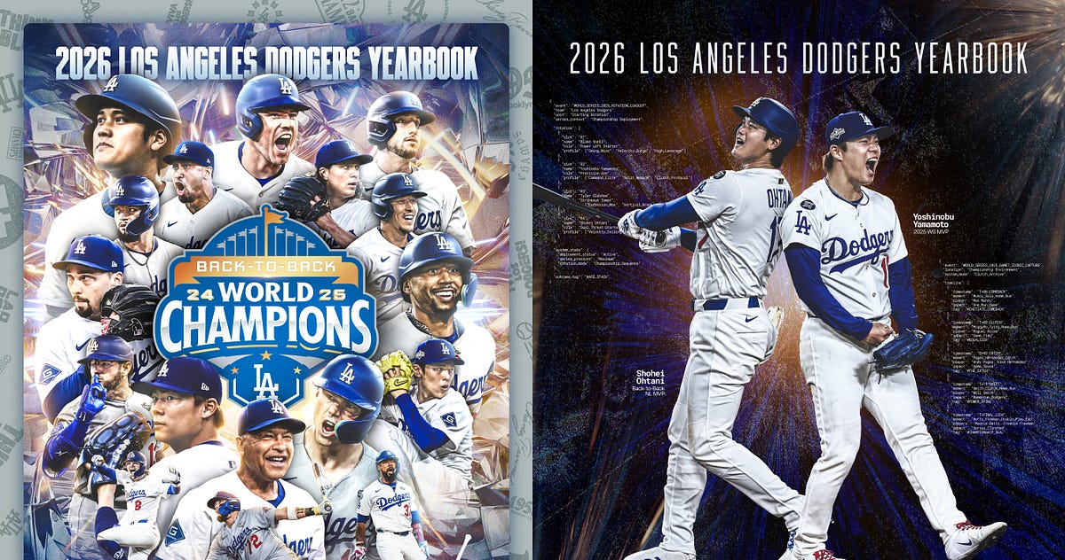 A Dodgers Yearbook first — two covers | by Cary Osborne | Mar