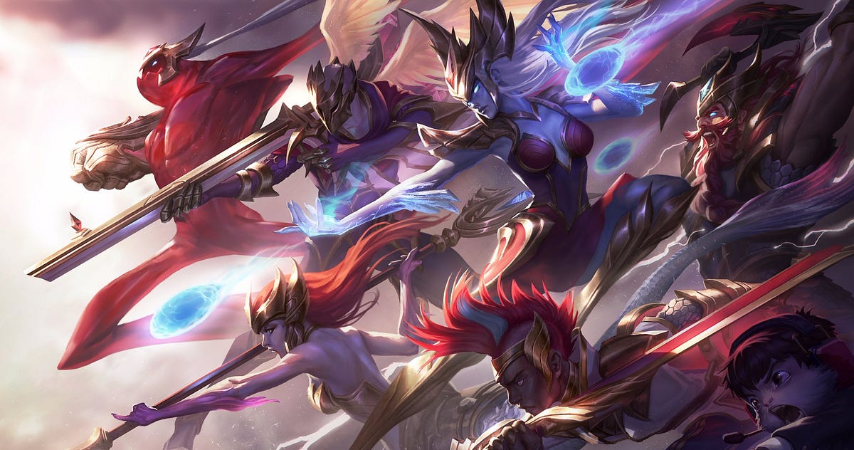 League of Legends: SKT 2017 World Champion Skin Splash Art