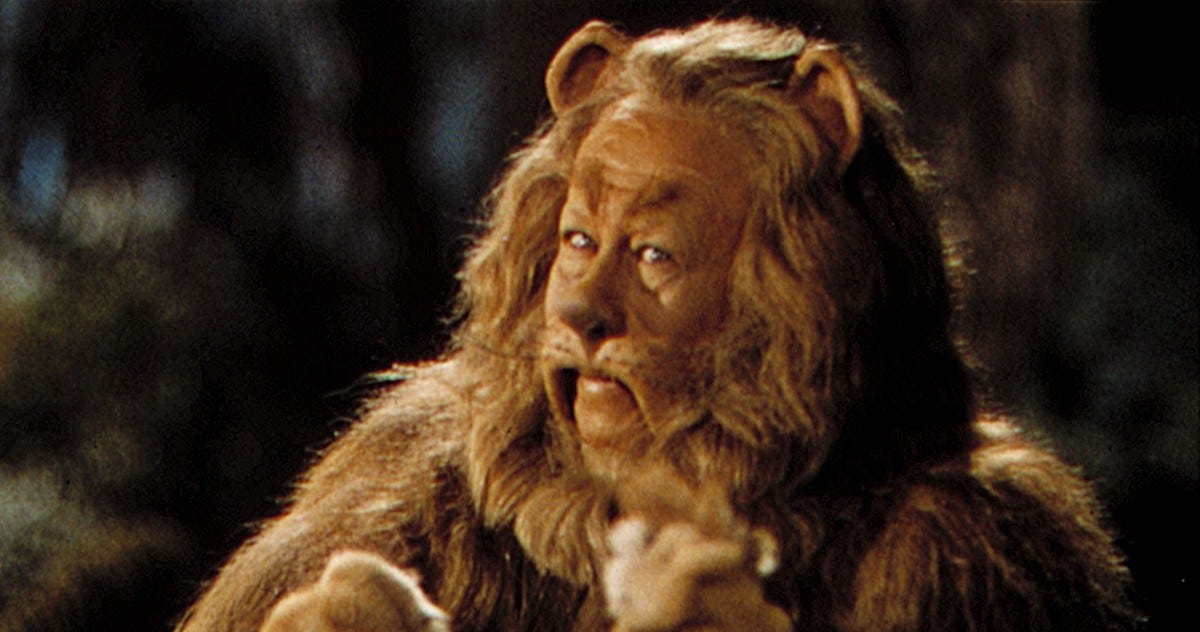 The Cowardly Lion’s Costume Was Made Of Real Lion Skins by Kara