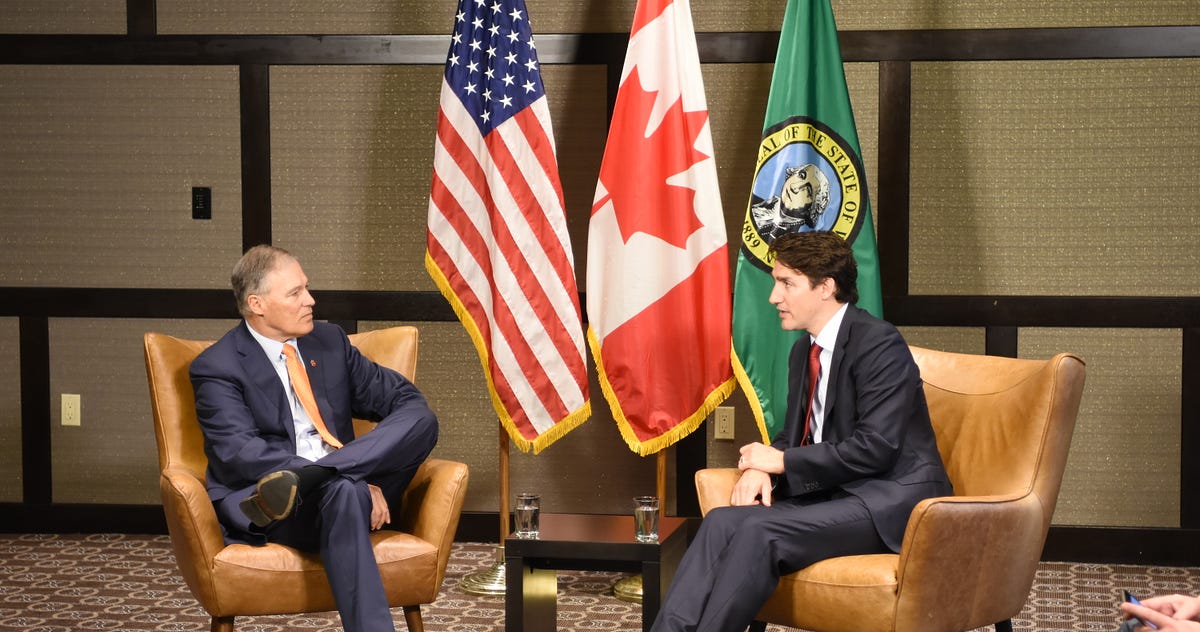 Inslee meets with Canadian Prime Minister Justin Trudeau | by WA ...