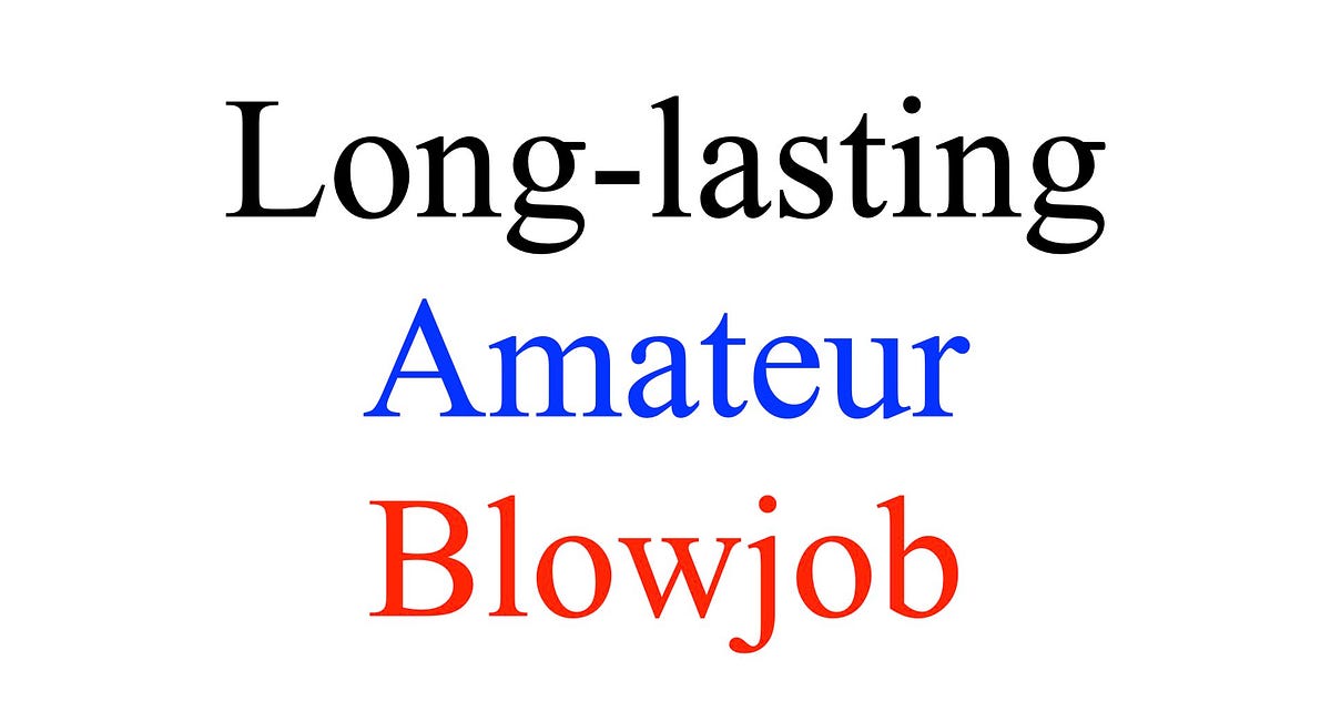Amateur blowjob; The succeeded, changing its forms, to the future. | by